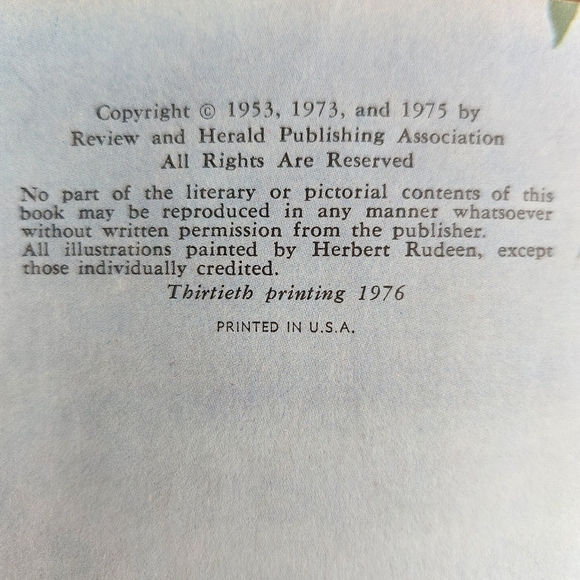 Vtg The Bible Story By Arthur S Maxwell (Vol 1) HC Display/Sample Copy 1976 - Picture 11 of 16